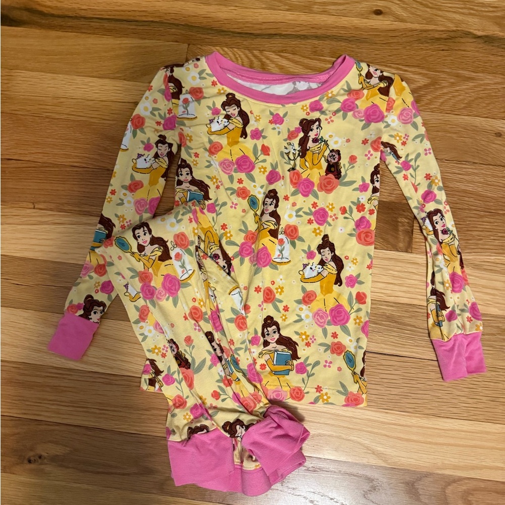 Little Sleepies Disney Belle Pajama Set